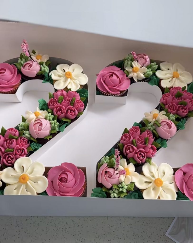 Jumbo Number cupcake (3colors) 1number $40